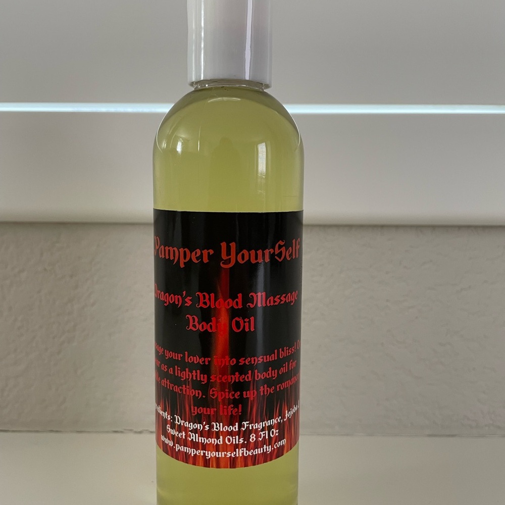 Dragon's Blood Sensual Massage Body Oil 8 Fl Oz
